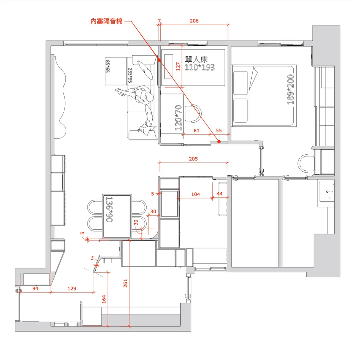 裝潢需求清單|三行設計