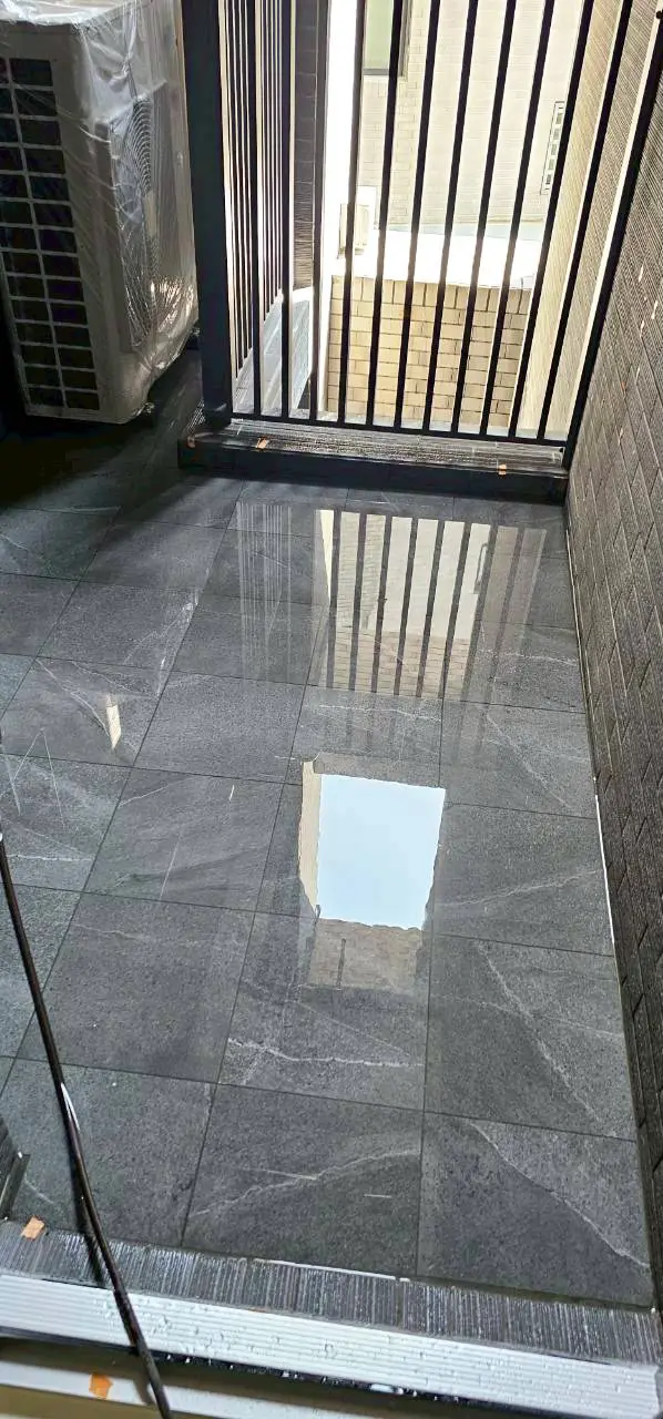 鼎創驗屋 陽台洩水坡度測試