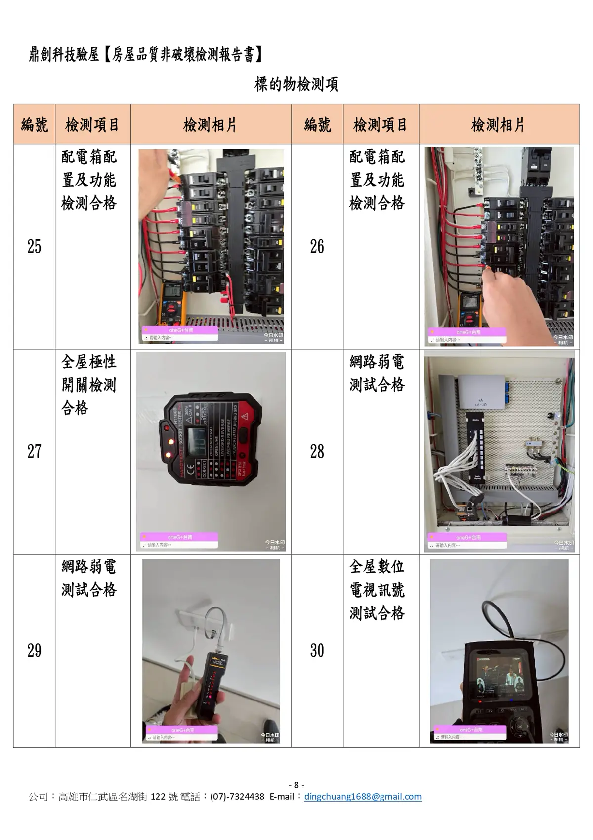 鼎創驗屋 牆體檢測報告