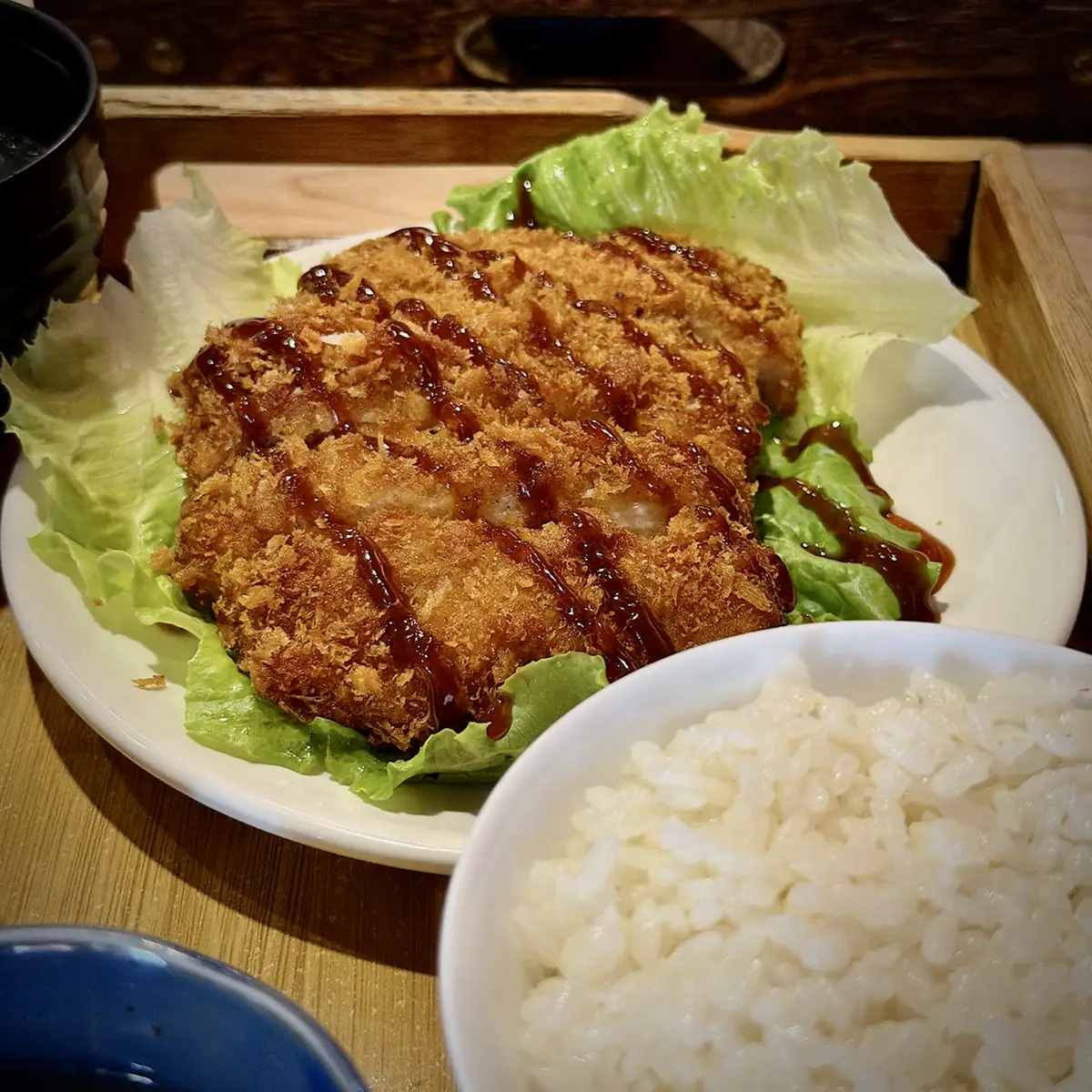 宝鰻 味噌炸豬排定食