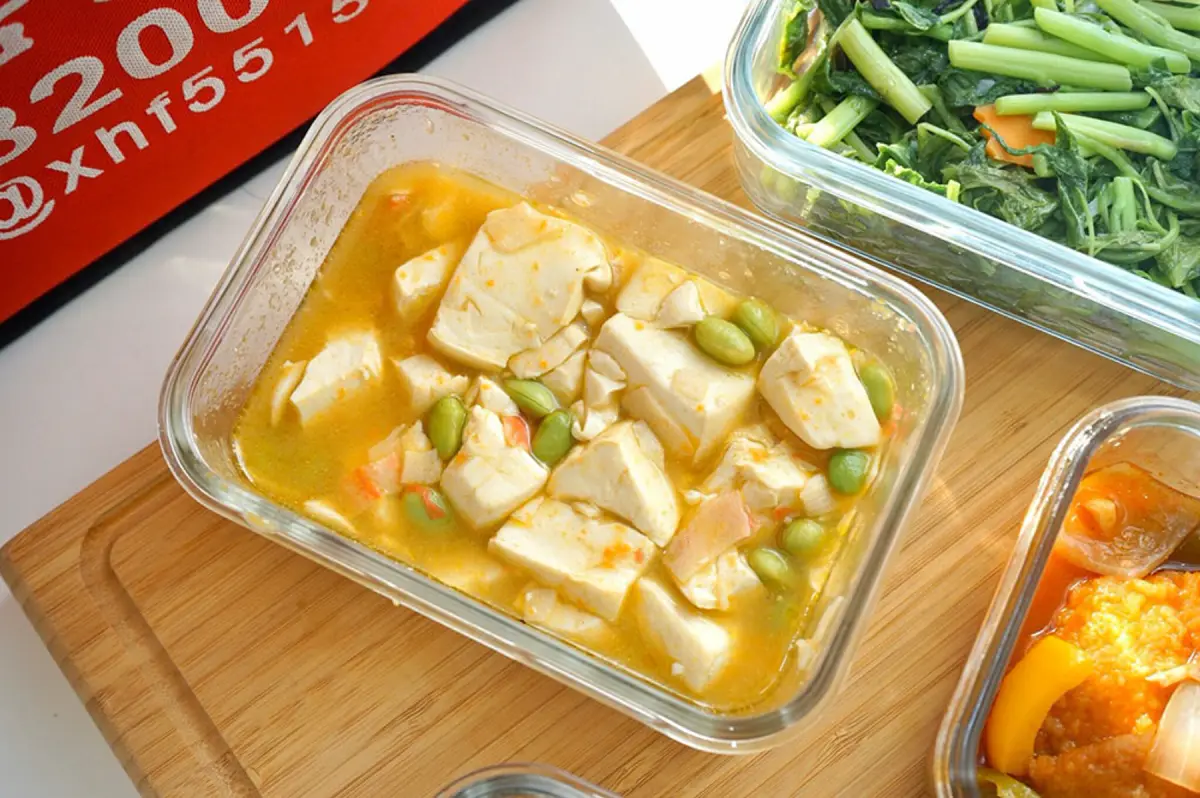 蟹黃豆腐煲|小狀元膳食外送