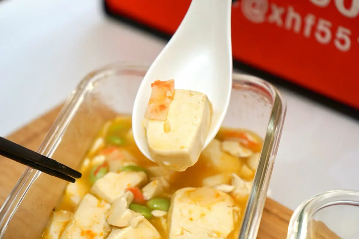 蟹黃豆腐煲|小狀元膳食外送