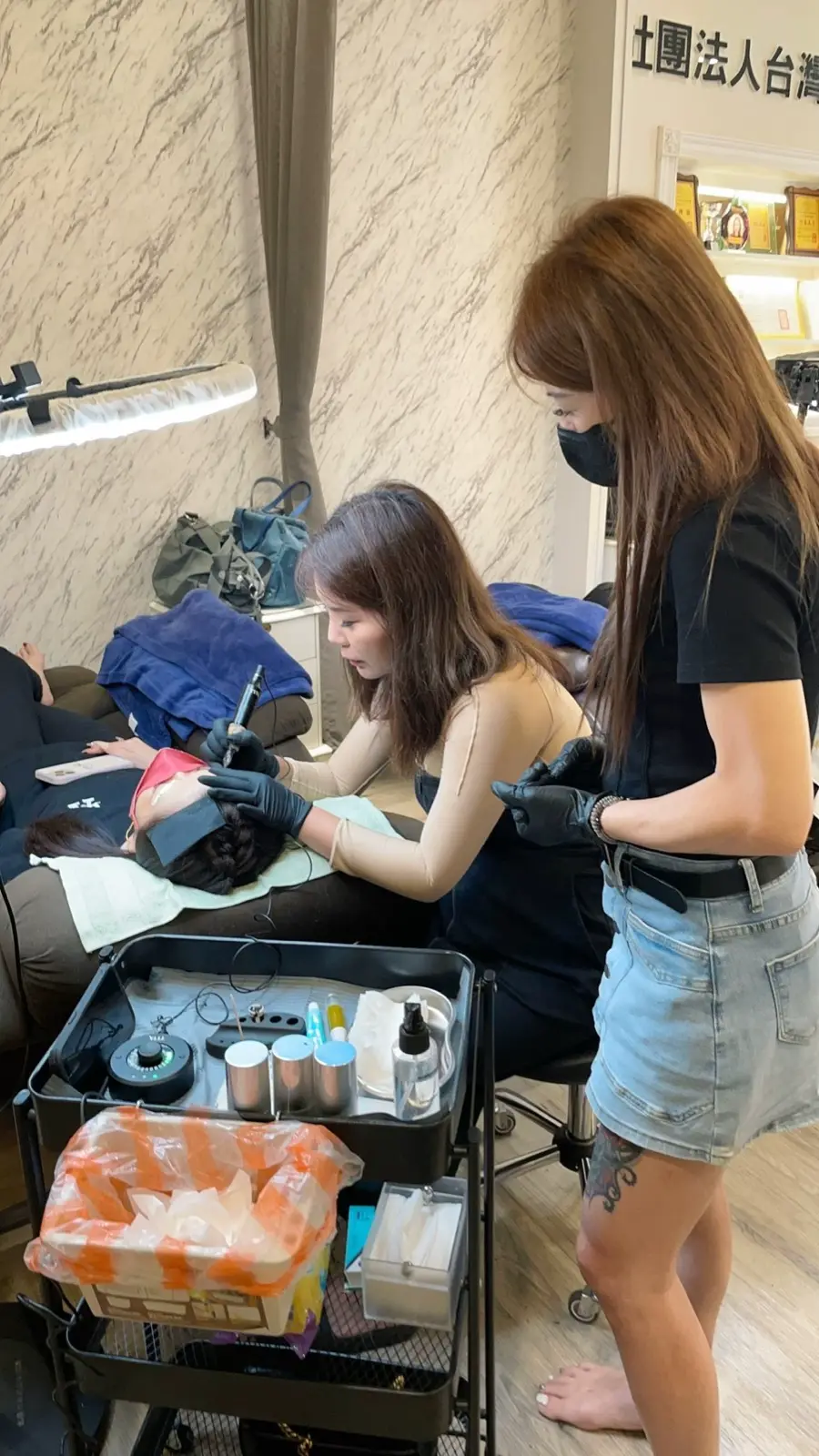 真人操作｜綝綝美甲美睫紋繡學院