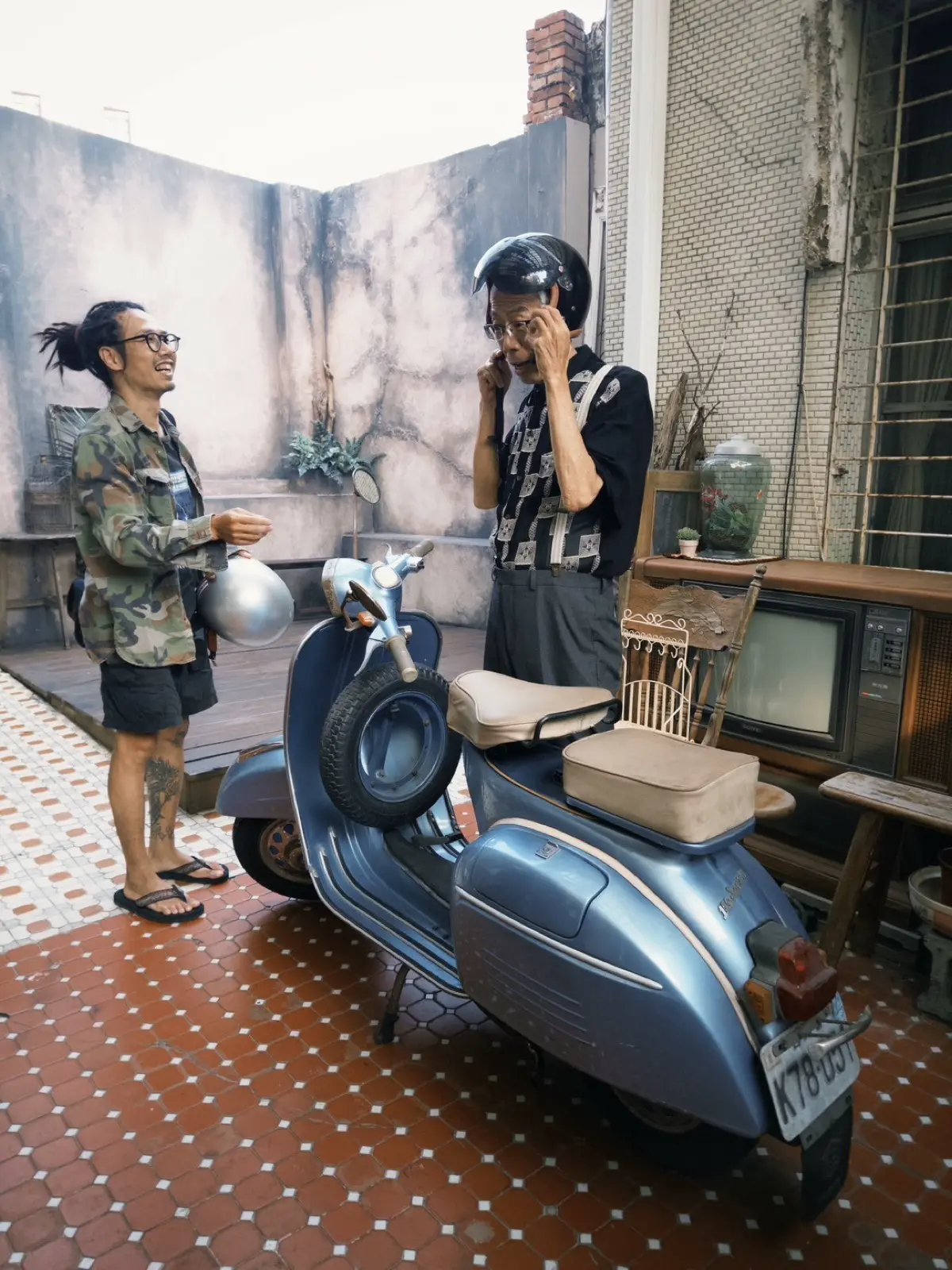 老靚仔爸爸與他的愛車|克林姆與安淇拉的攝影棚