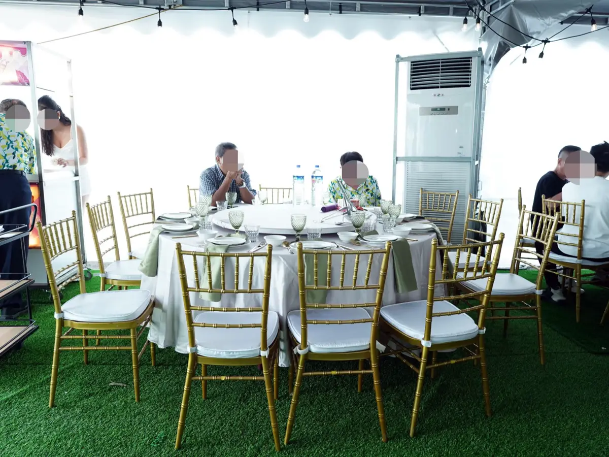 戶外辦桌的行動冷房|聞香閣宴會餐廳
