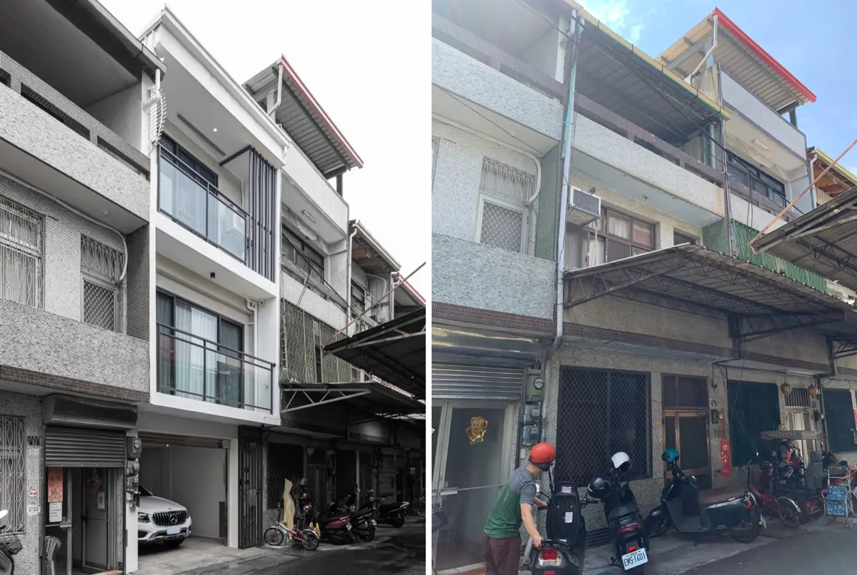 台中麥斯設計 45年老屋翻新前後對比