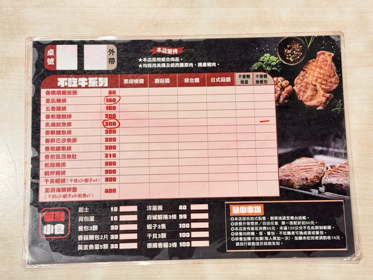 台南安南魔力牛平價牛排