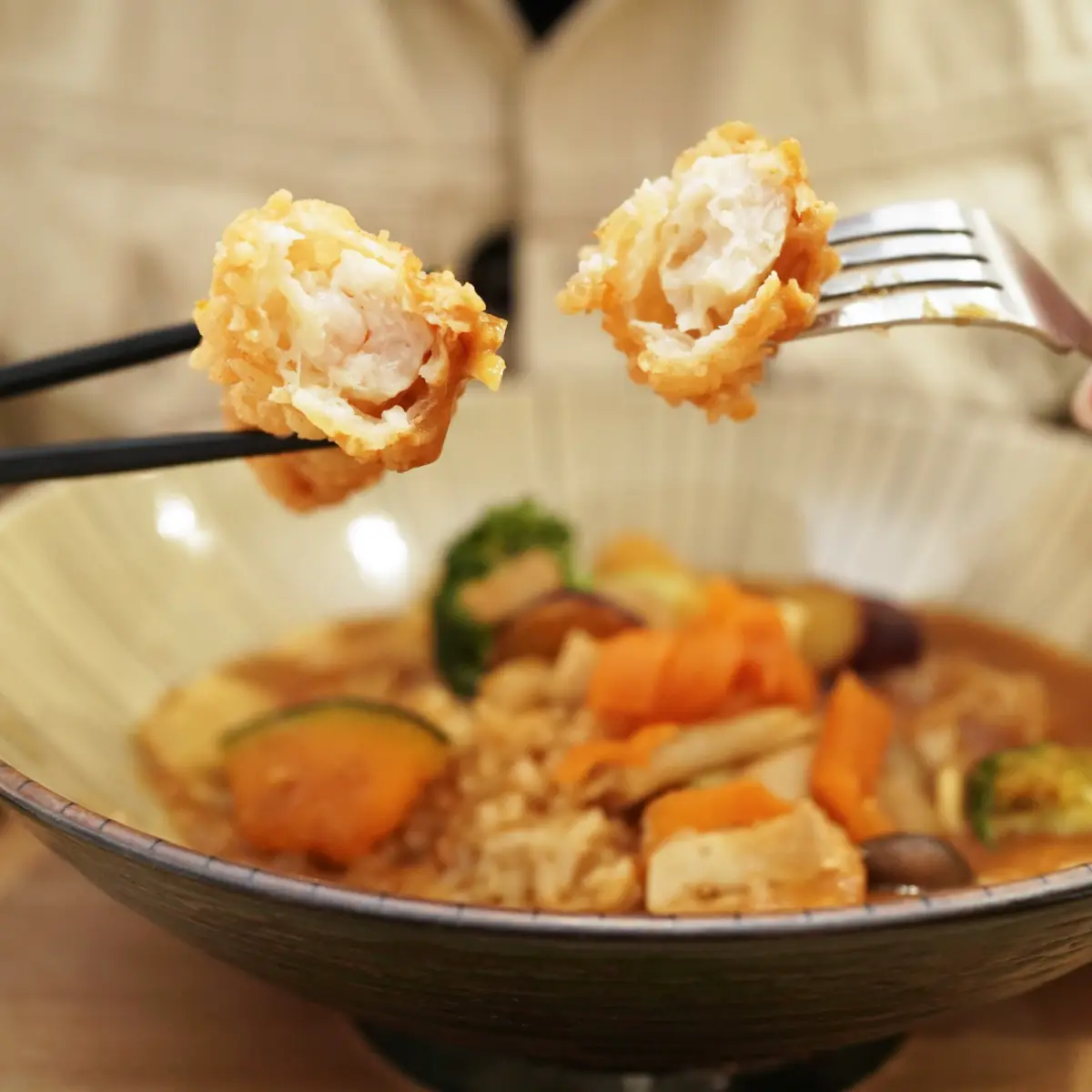 日式炸蝦咖哩飯|寶煲餐飲