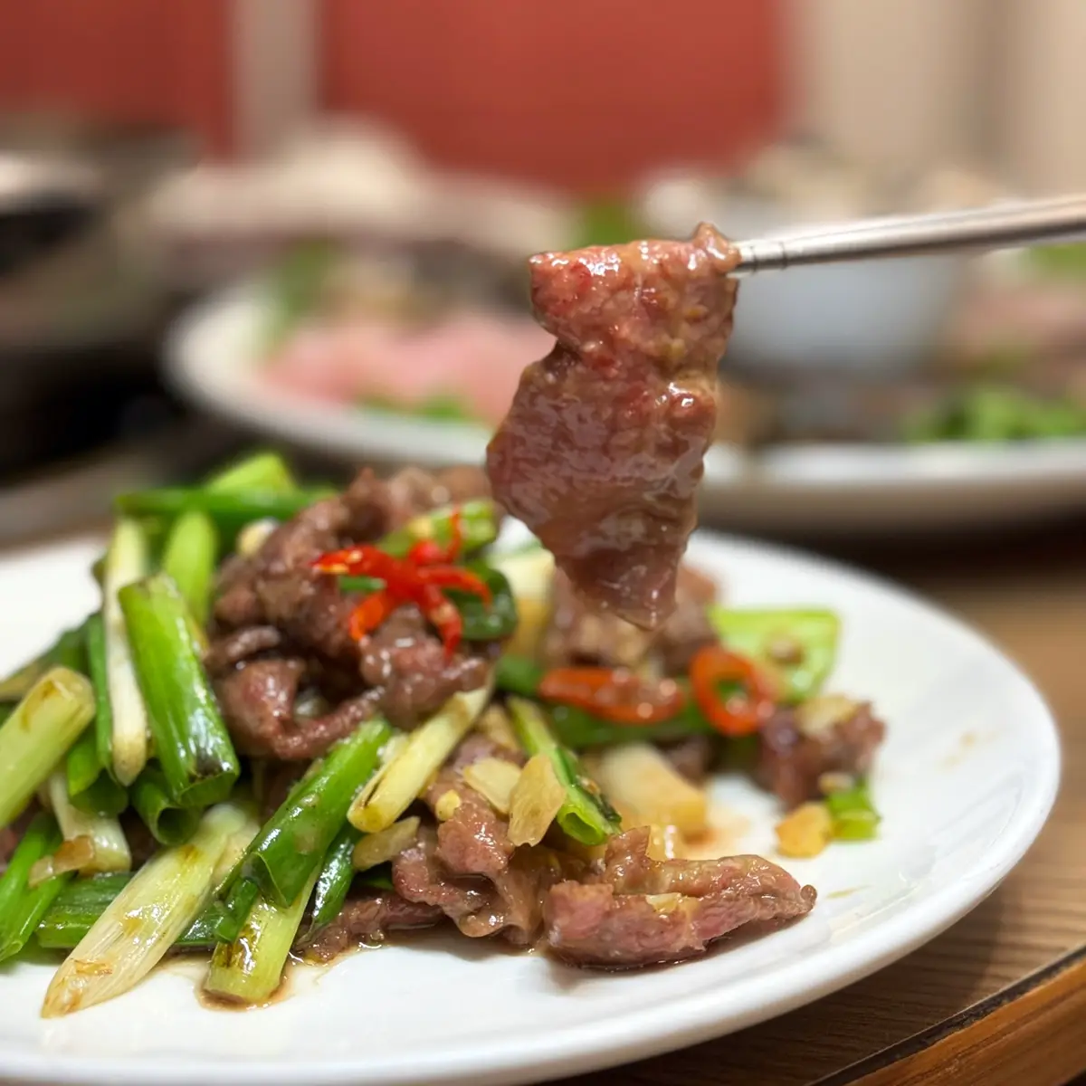 蔥爆炒牛肉|牛老大涮牛肉