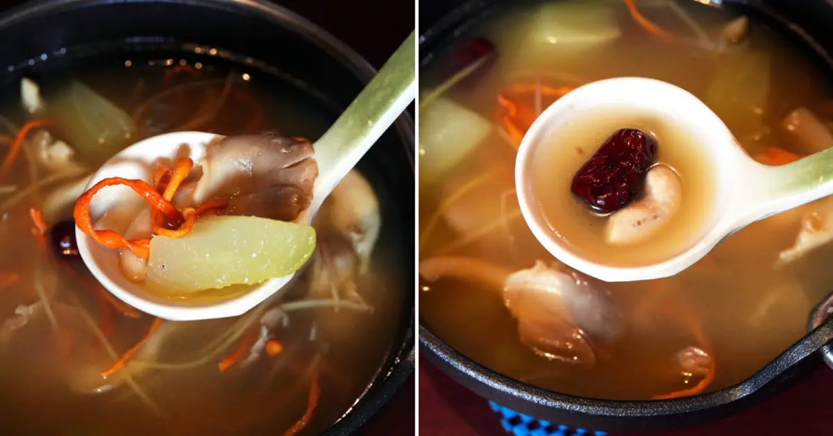 蟲草養生湯｜蔬上食異國料理