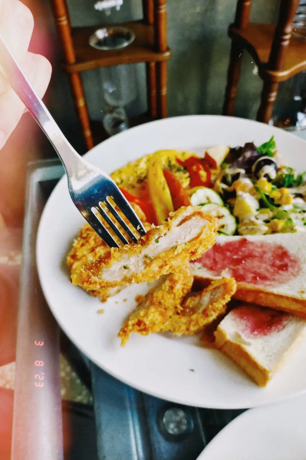酥炸豬排早午餐|葵瑪咖啡 CREMA CAFE