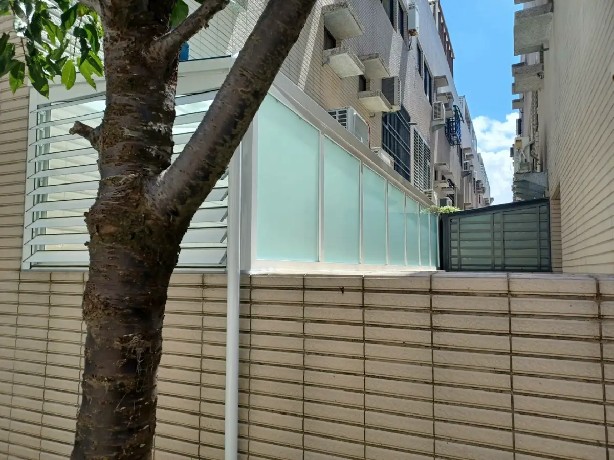 台南佳鋐不鏽鋼 採光罩遮雨棚