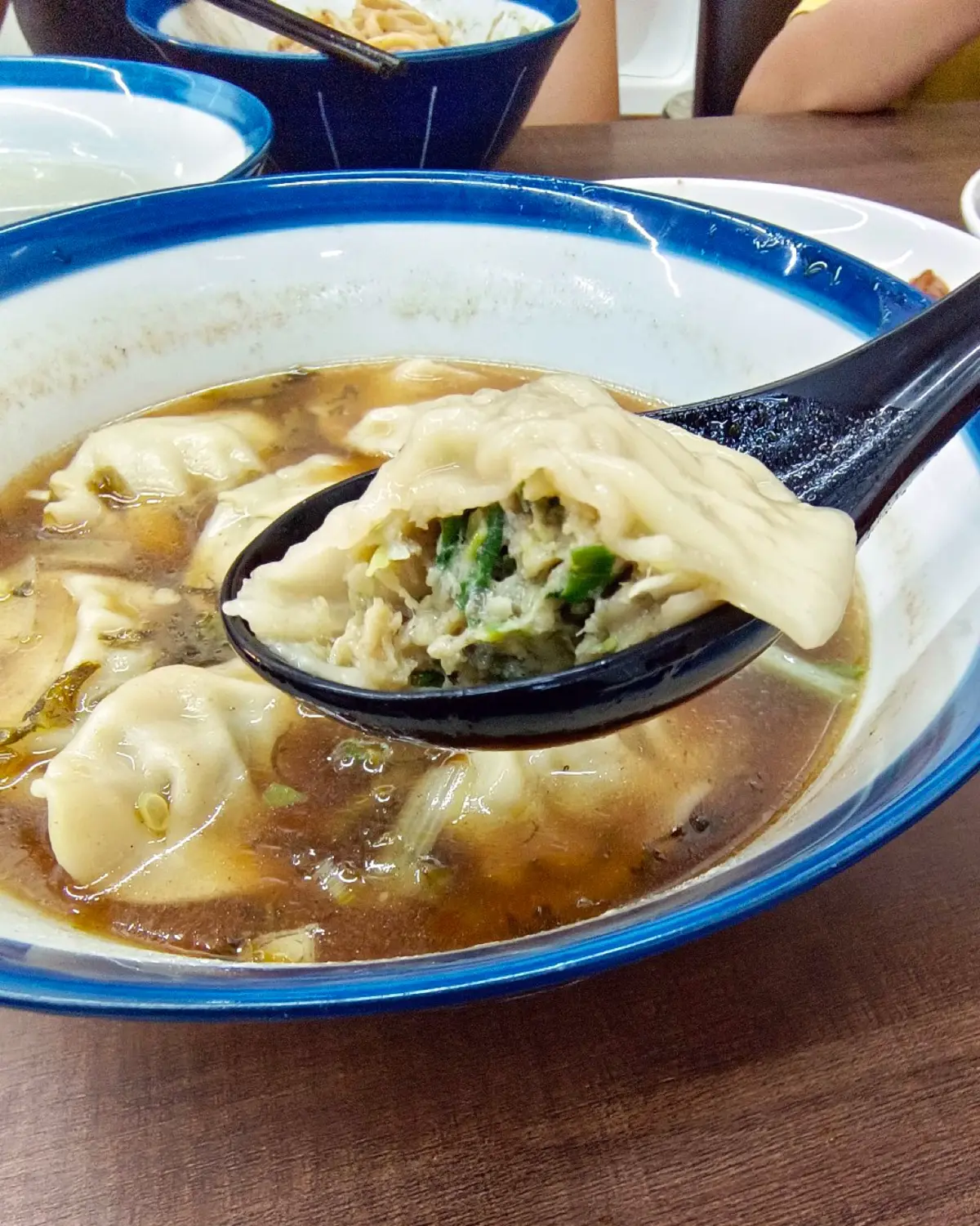 牛肉湯餃（105 元）｜張家牛肉麵
