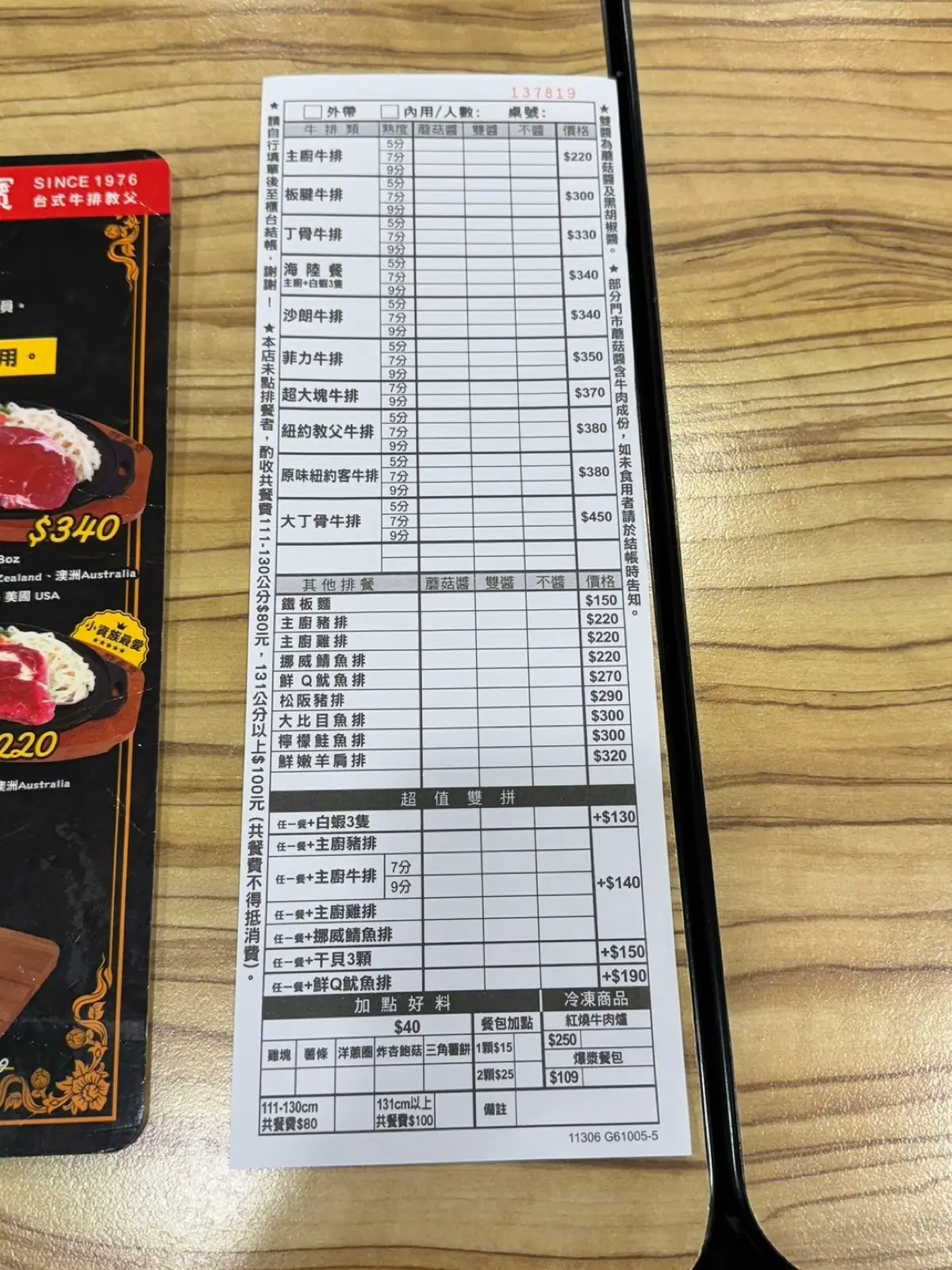 戰斧豬排｜魔力牛牛排館
