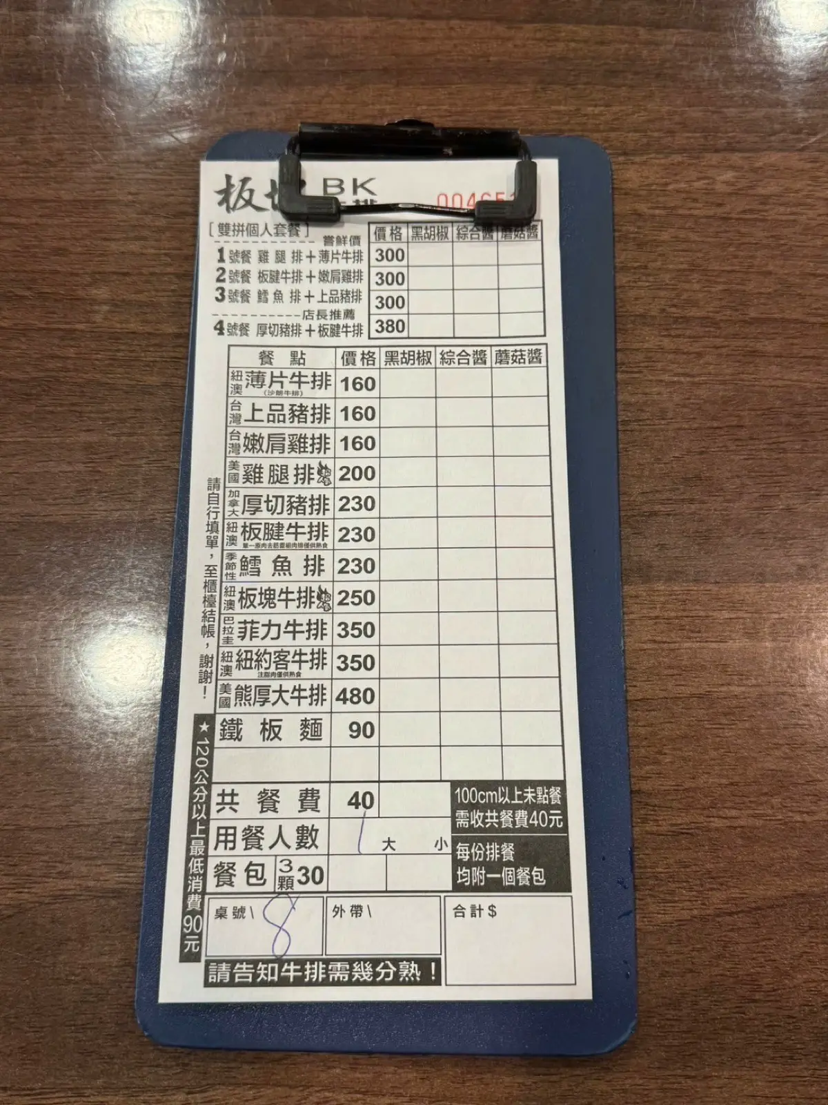 台南安平魔力牛牛排館 鐵板原肉牛排
