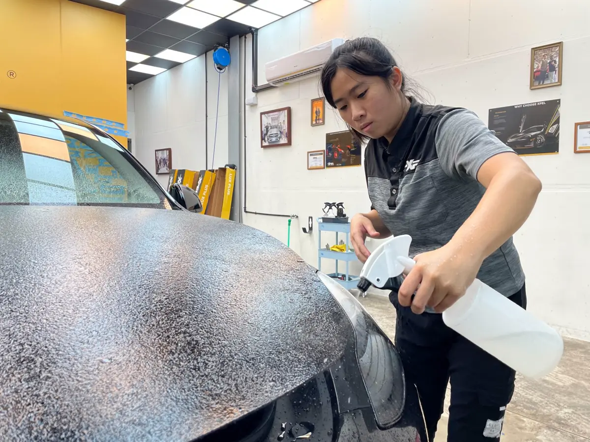 台南仁德星城車體包膜 Xpel透明車漆保護膜